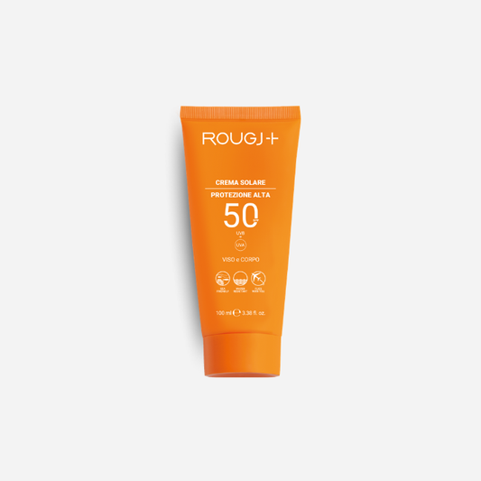 Rougj+ Crema Solare SPF50 100 ml - immagine ufficiale Rougj