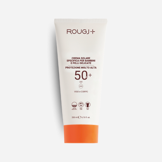 Rougj+ Crema Solare Kids SPF50+ 200 ml - immagine ufficiale Rougj