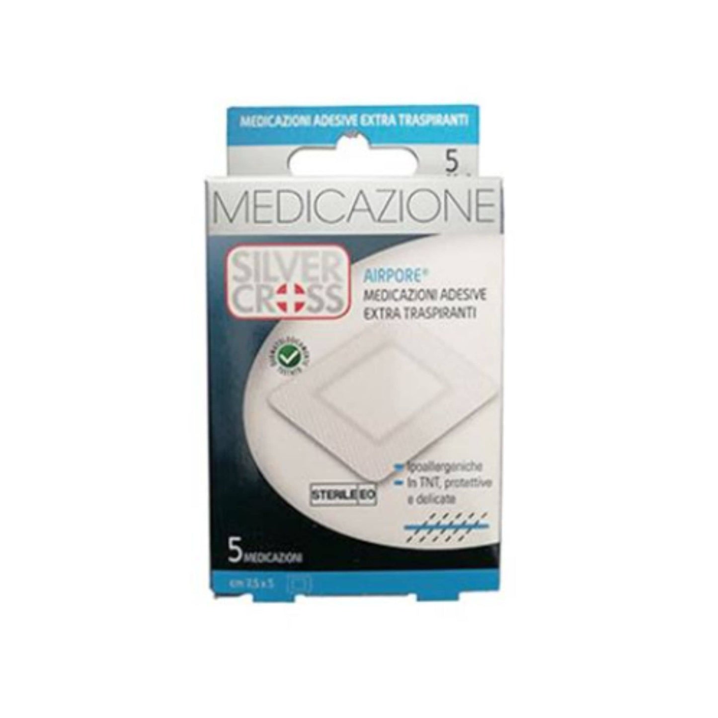 Silver Cross Airpore sparadrapo in TNT 5x500 cm