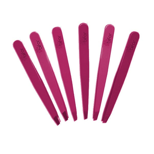 BIFOR Pinzetta Inox Punta Retta - Rosa
