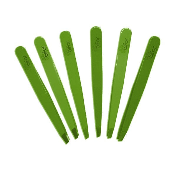 BIFOR Pinzetta Inox Punta Retta - Verde lime