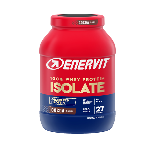 100% Whey Protein Isolate Cacao Enervit immagine pulita