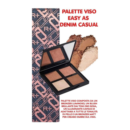 Rougj+ x Liu Jo Palette Easy as Denim Casual 14 g - Il Farmacista