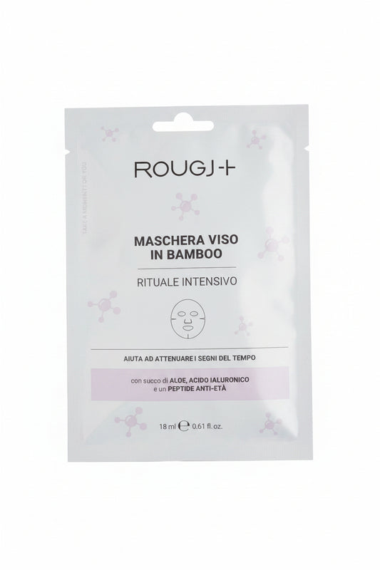 Rougj+ Maschera Viso in Bamboo Rituale Intensivo 18 ml - Il Farmacista
