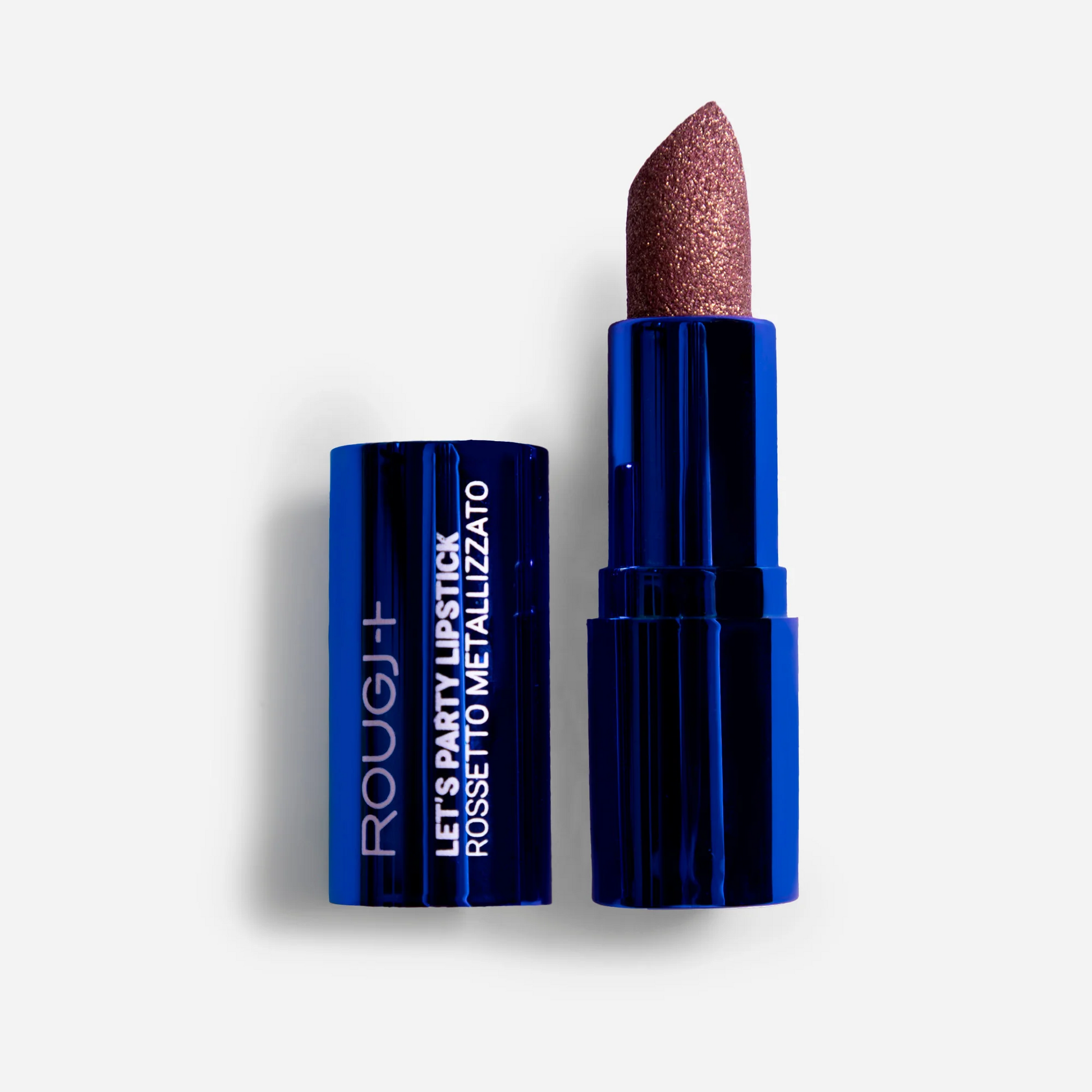 Rougj+ Let's Party Lipstick - Rose Gold
