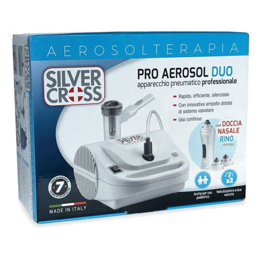 Silver Cross Pro Aerosol Duo con Doccia Nasale Rino - Il Farmacista