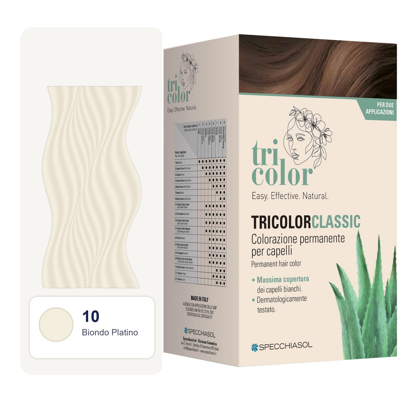 Specchiasol Tricolor Classic - 10 Biondo Platino