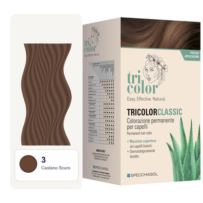 Specchiasol Tricolor Classic - 3 Castano Scuro