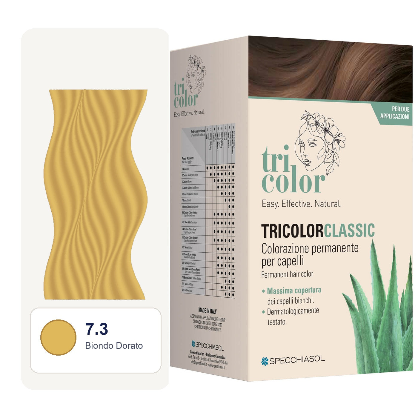 Specchiasol Tricolor Classic - 7.3 Biondo Dorato