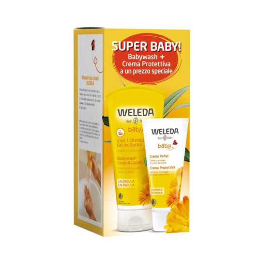 Weleda Super Baby Babywash + Crema Protettiva Calendula - Il Farmacista