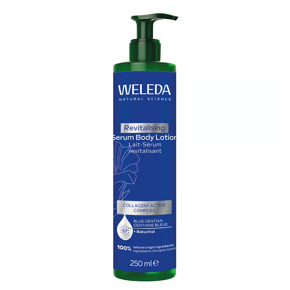 Latte Corpo Siero Rivitalizzante Genziana Blu Weleda